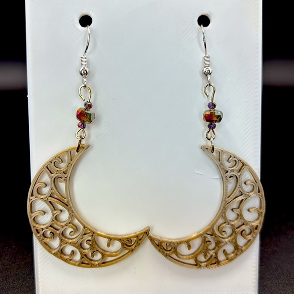 Moon Earrings - Picture 5 of 5
